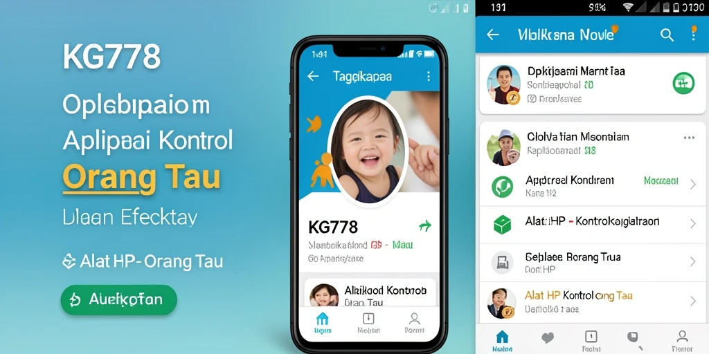 Tampilan antarmuka KG778 yang intuitif dan mudah digunakan untuk kontrol orang tua.