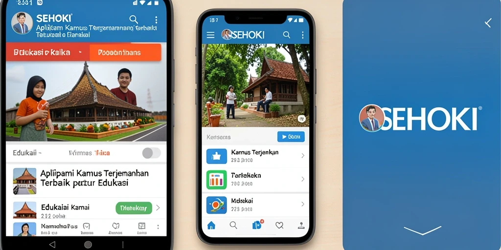 Tampilan antarmuka aplikasi SEHOKI yang sederhana dan fungsional.