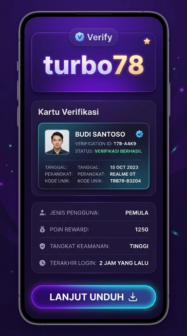 Tampilan kanal resmi turbo78